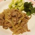 ふみぽよ✿'s cooksnap of when they made 簡単☆節約☆時短☆めんつゆで絶賛生姜焼き.
