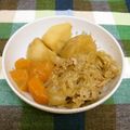 龍青空ママ's cooksnap of when they made 簡単★肉じゃが.