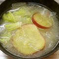 がっしゅまま's cooksnap of when they made さつまいもの具だくさん味噌汁.