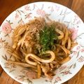 」りふ's cooksnap of when they made 焼きうどん(隠し味オイスターソース).