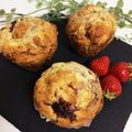 恋ちゃん119's cooksnap of when they made 苺ジャムとカソナードのサクッとマフィン♡.