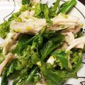 卵せんべい's cooksnap of when they made 菜の花とササミのわさびマヨ和え.