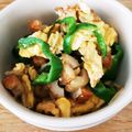 はらぺこごはん's cooksnap of when they made ちくわとピーマンの卵炒め.