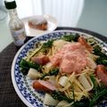単★伝's cooksnap of when they made たらもスパ.
