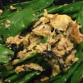 ごごんた's cooksnap of when they made 絹さやとひじきの卵とじ.