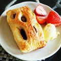 12ゆき25's cooksnap of when they made パイシートで簡単☆チョコカスタードパイ.
