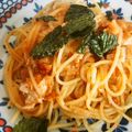nenemomo's cooksnap of when they made 明太子＆サーモンの和風パスタ.