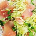 あまね's cooksnap of when they made マグロのサラダ.