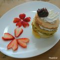 まりえmy's cooksnap of when they made ひな祭りに♡ひしもち風ホットケーキ.