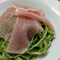 ちょこ＊choco's cooksnap of when they made ほうれん草と生ハムのパスタ.