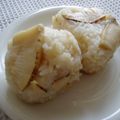 nonmam's cooksnap of when they made 筍ご飯でおにぎり・・・・.