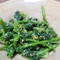 ﾁﾙﾐﾙﾏﾏ's cooksnap of when they made 菜の花のからし和え.