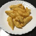 ukmilktea's cooksnap of when they made 屋台のもちもちポテト！？.