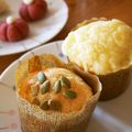 popopon399's cooksnap of when they made 朝食に♫卵無し＊30分で2種類マフィン.