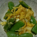ヨシヨッシー's cooksnap of when they made スナップえんどうと卵の中華炒め.