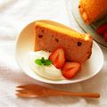 ♪しんちんぐ～♪'s cooksnap of when they made 苺ヨーグルト✿シフォン.
