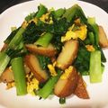 こと★れい's cooksnap of when they made 栄養満点♡小松菜・さつまあげ・卵ソテー♡.