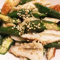 ＊にょにょん＊'s cooksnap of when they made オクラとちくわの胡麻和え.
