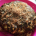 Spain's cooksnap of when they made キャベツと玉子のお好み焼き風.
