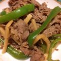 やきねこ's cooksnap of when they made オイスターソース不要☆チンジャオロースー.