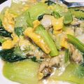 クックKHXMRE☆'s cooksnap of when they made やさしい中華☆牡蠣と卵と青梗菜の塩炒め！.