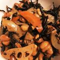 ゆづ817's cooksnap of when they made 残った節分豆で簡単ひじき&蓮根煮！.