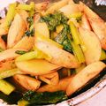 クックU90ARE☆'s cooksnap of when they made 新じゃがと余り野菜のソースケチャップ炒め.