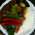 M130018's cooksnap of when they made 茄子とひき肉のカレー.