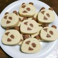 こげ岡's cooksnap of when they made パンダクッキー.