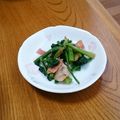 msft5632's cooksnap of when they made 簡単ほうれん草のベーコンソテー.