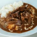 くっくペタ's cooksnap of when they made ビーフストロガノフ.