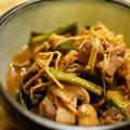 saki1010's cooksnap of when they made ♪　砂肝とにんにくの芽バター醤油炒め　♪.