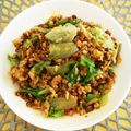 かめのすけとゆみ's cooksnap of when they made パラパラ納豆レタスチャーハン.