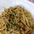 トロイメライ♬'s cooksnap of when they made 納豆とツナの簡単パスタ.