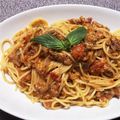 キューティーらぶぞう's cooksnap of when they made トマト缶とオイルサーディンのパスタ.