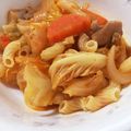 ねこねこさーん's cooksnap of when they made マカロニ入り♡鶏肉のトマト煮.