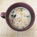ちぴ07＊'s cooksnap of when they made ほうれん草ときのこのマカロニミルクスープ.