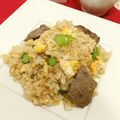 ★うさぎ組★'s cooksnap of when they made 焼肉のたれで簡単！焼き肉チャーハン.