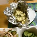 komutatata's cooksnap of when they made ブリあらで♪タルタルのシメジのホイル焼き.