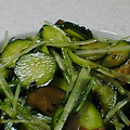 Mariko42's cooksnap of when they made さっぱり！なすとキュウリの中華風あえもの.