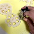 Yunyun17's cooksnap of when they made れんこん 飾り切り.