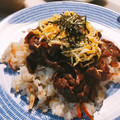 chibijuju's cooksnap of when they made 五目ちらしの素で簡単美味♡牛ちらし寿司.