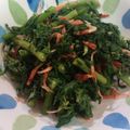 シャオパン子's cooksnap of when they made レンジで簡単！！春菊と桜えびのお浸し.