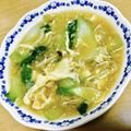 クック7LAYWH☆'s cooksnap of when they made チンゲンサイとしめじのスープ【学校給食】.