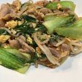★まぁたん★'s cooksnap of when they made 卵モヤシ青梗菜ニラ豚肉のピリ辛炒め.