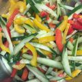 maomom0821's cooksnap of when they made ピーマンとキュウリの旨塩ナムル.