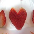 oみぃちゃんo's cooksnap of when they made ハートのいちご.。o○.
