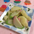 ankotetu's cooksnap of when they made 長芋とかまぼこのポン酢炒め.