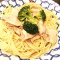 Inatak's cooksnap of when they made フライパンで♬豚しゃぶのバター醤油パスタ.