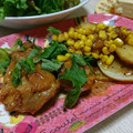 ぷちょ。's cooksnap of when they made 簡単！柚子胡椒鶏☆キウイソース.
